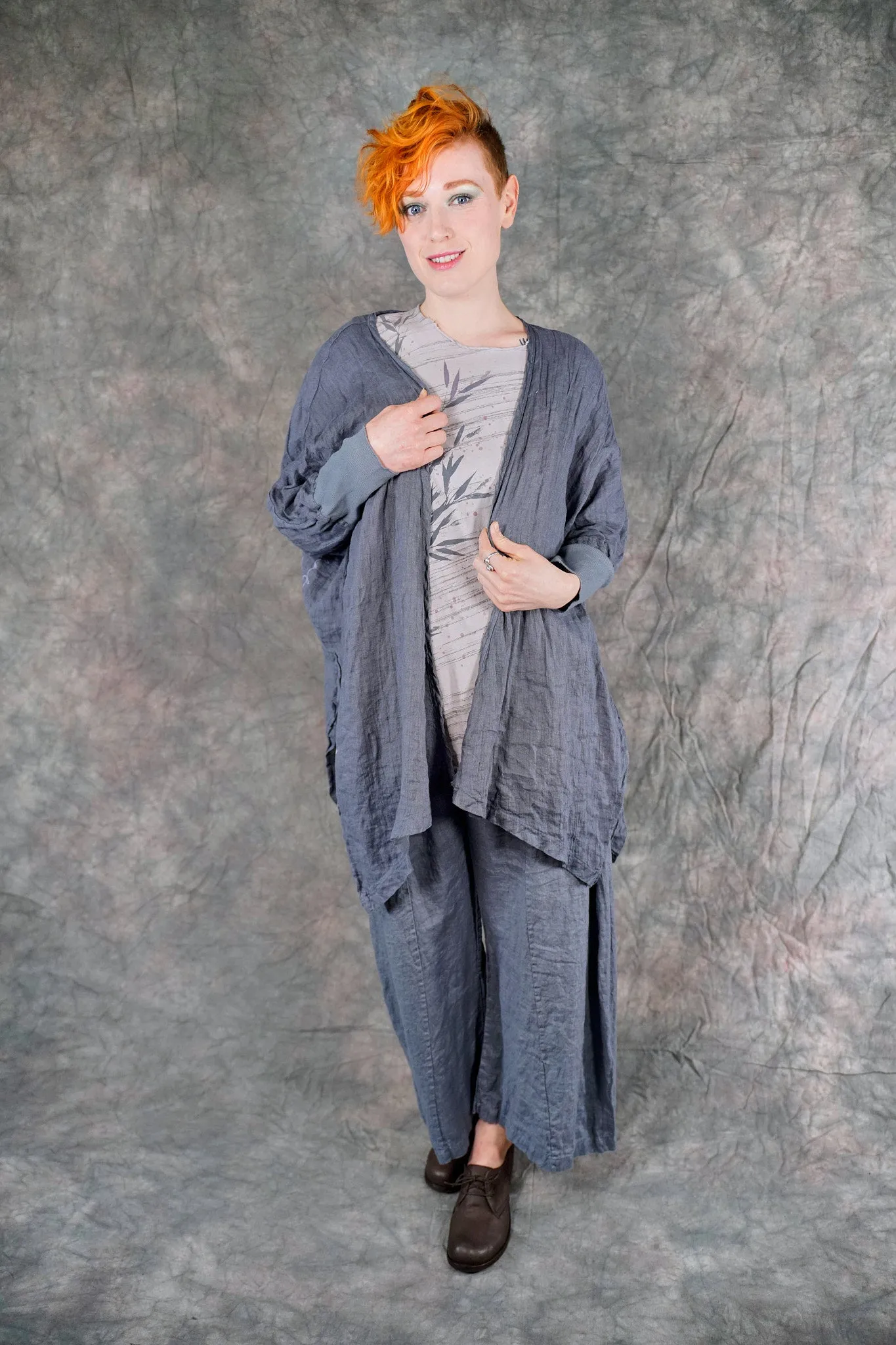 5253 Crinkle Cardi River Mist-P