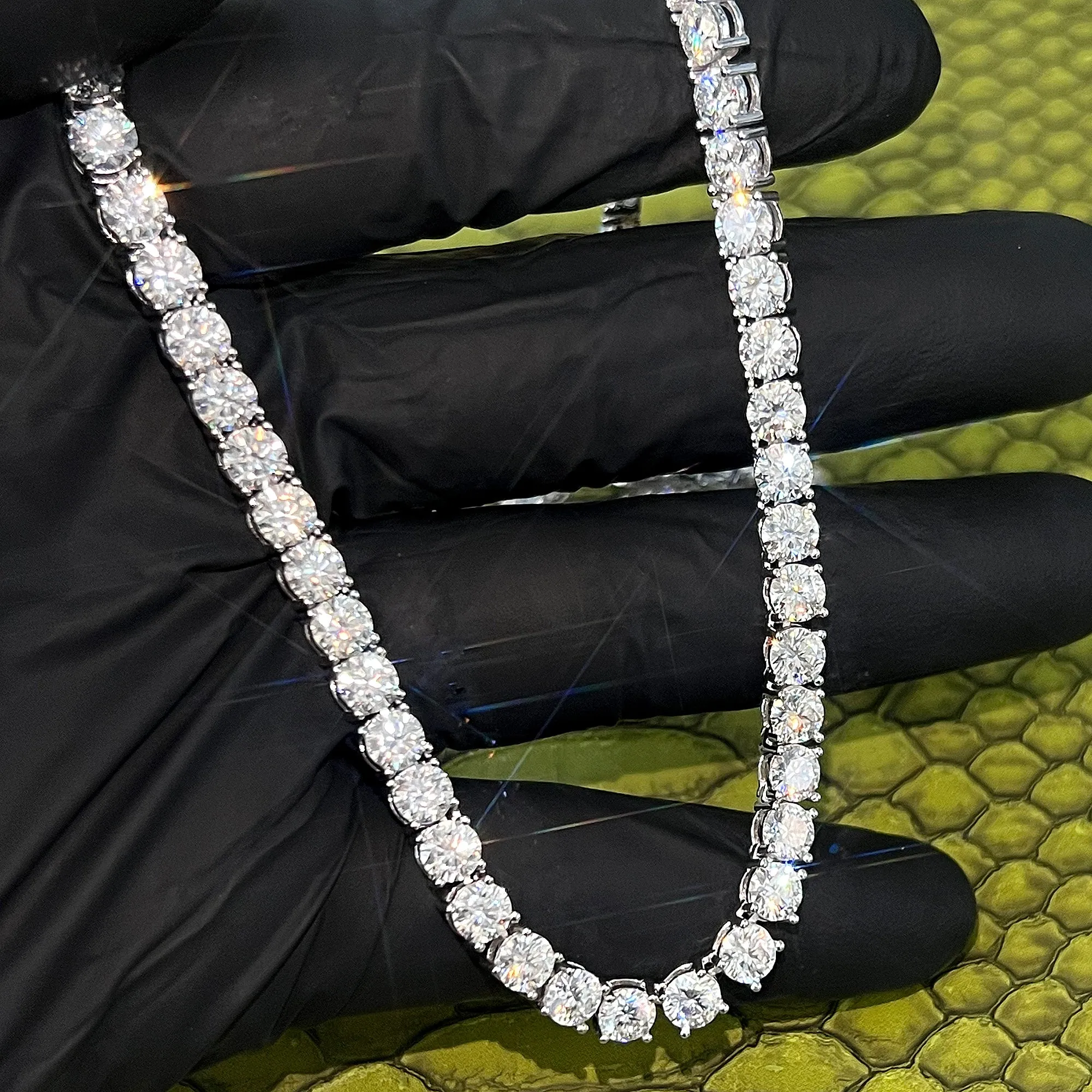 5MM D Color VVS Moissanite Tennis Chain