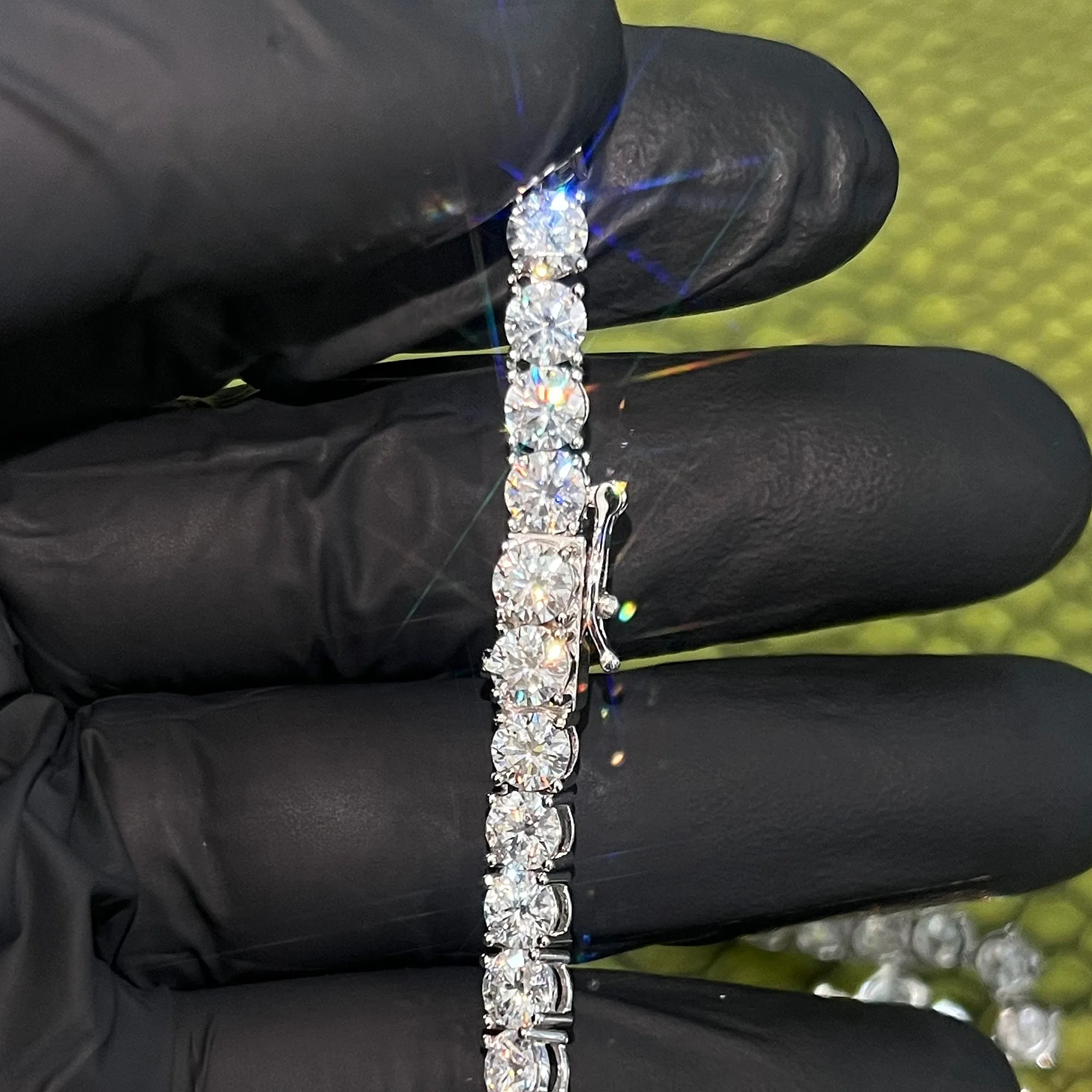 5MM D Color VVS Moissanite Tennis Chain