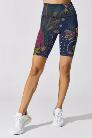 7" Amni Soul Tropical Love Biker Shorts