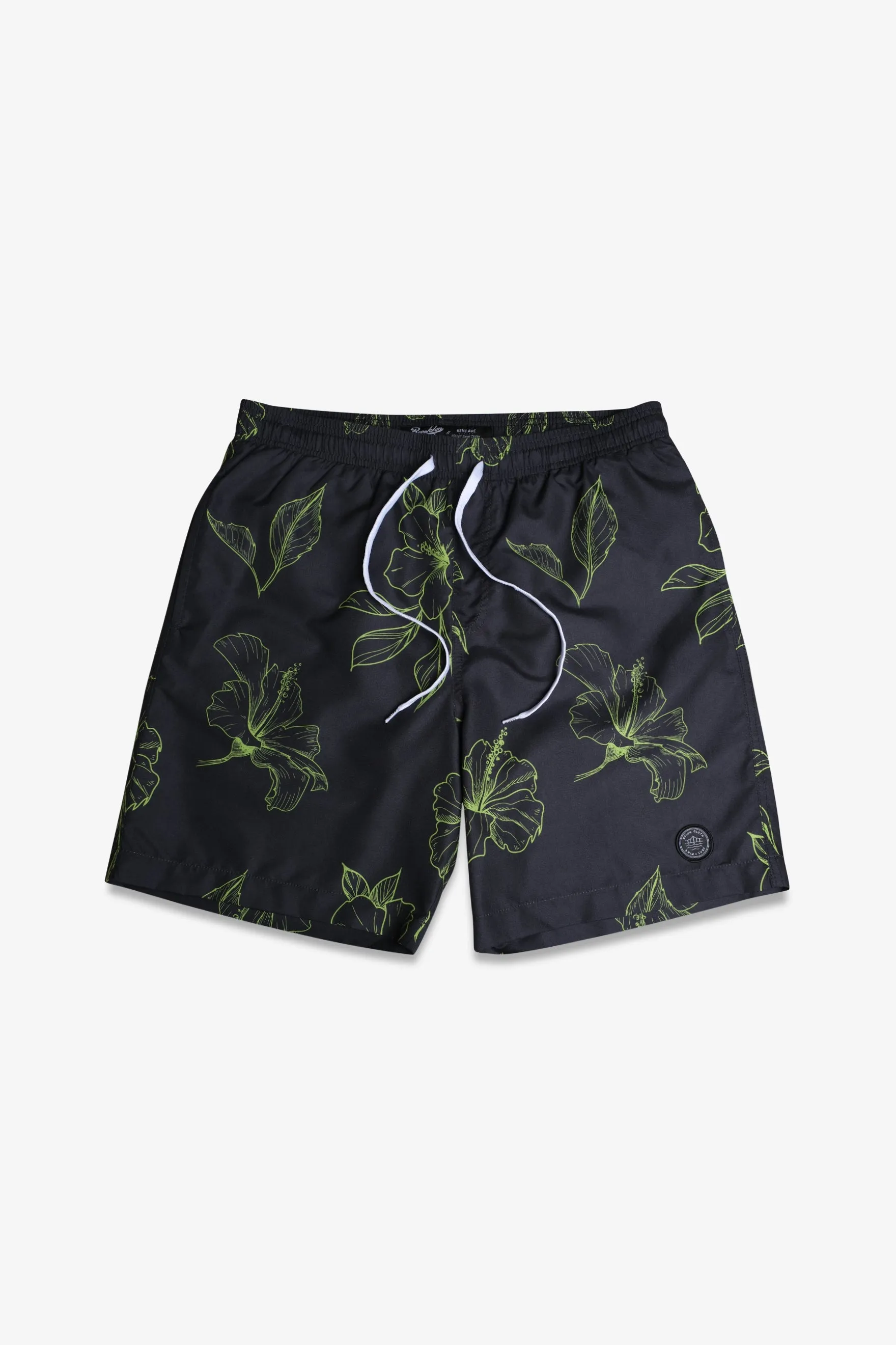 7"  Hibiscus Swim Short