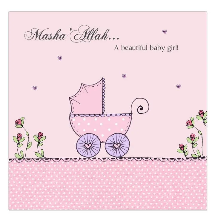 A Beautiful Baby Girl Card