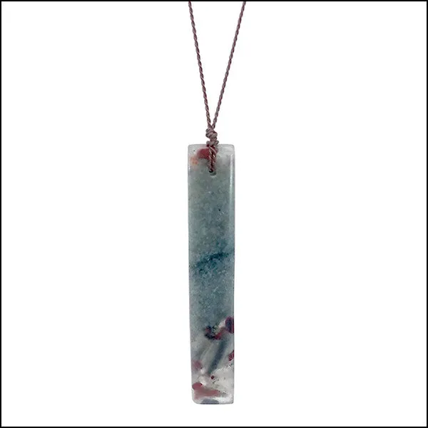 African Blood Jasper Gemstone Pendant