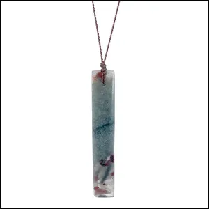 African Blood Jasper Gemstone Pendant