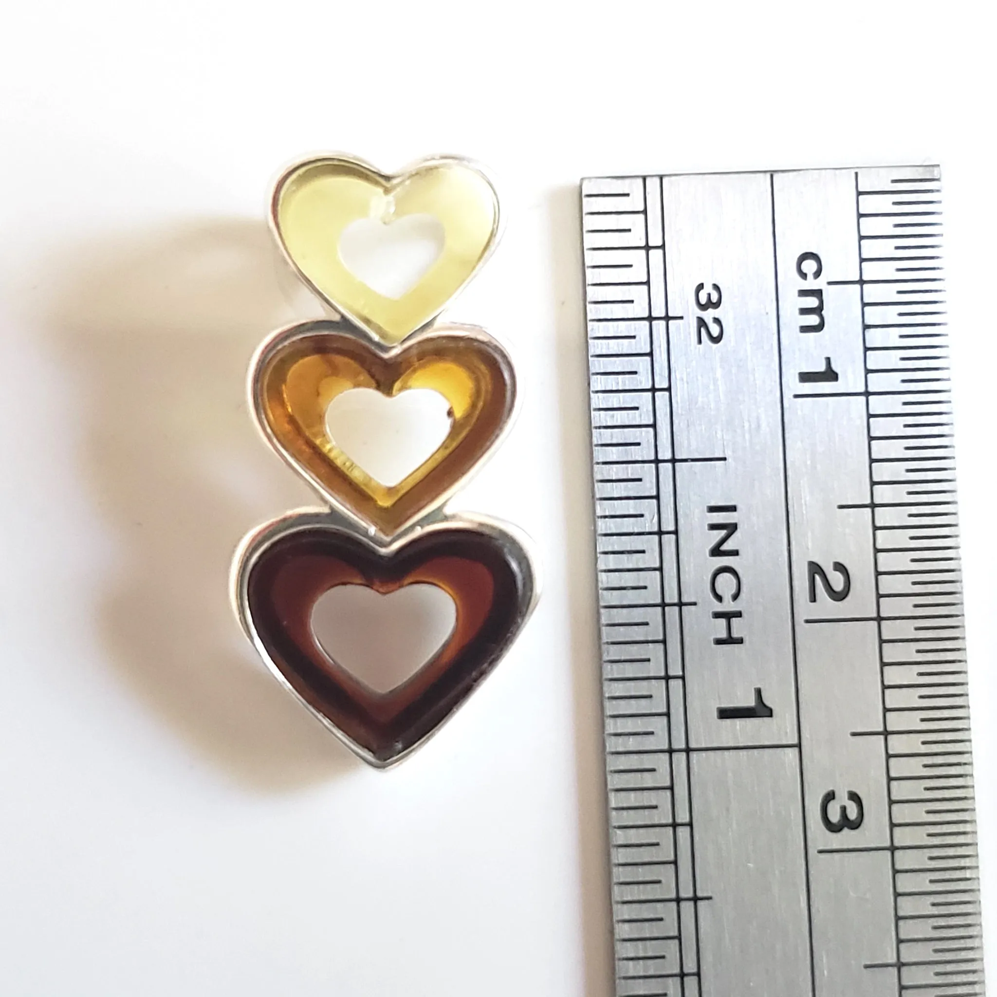 Amber Heart Necklace