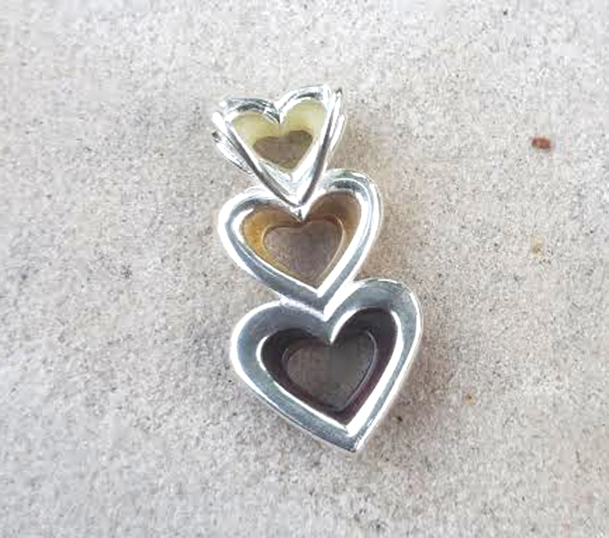 Amber Heart Necklace