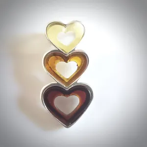 Amber Heart Necklace