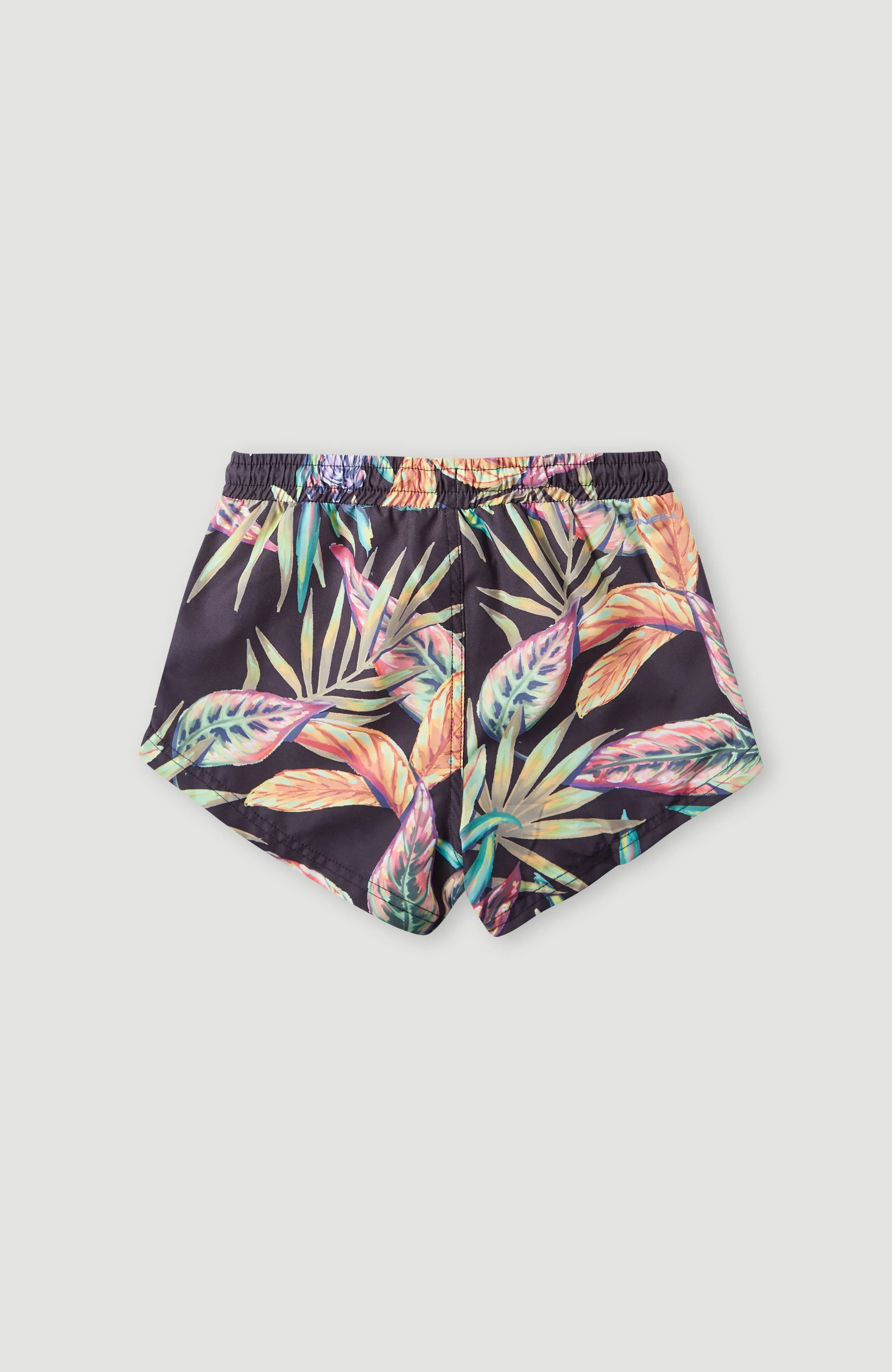 Anglet Badehose | Black Tropical Flower
