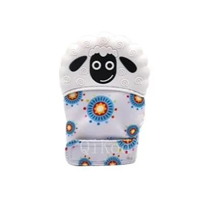 Animal Cartoon Baby Teething Gloves