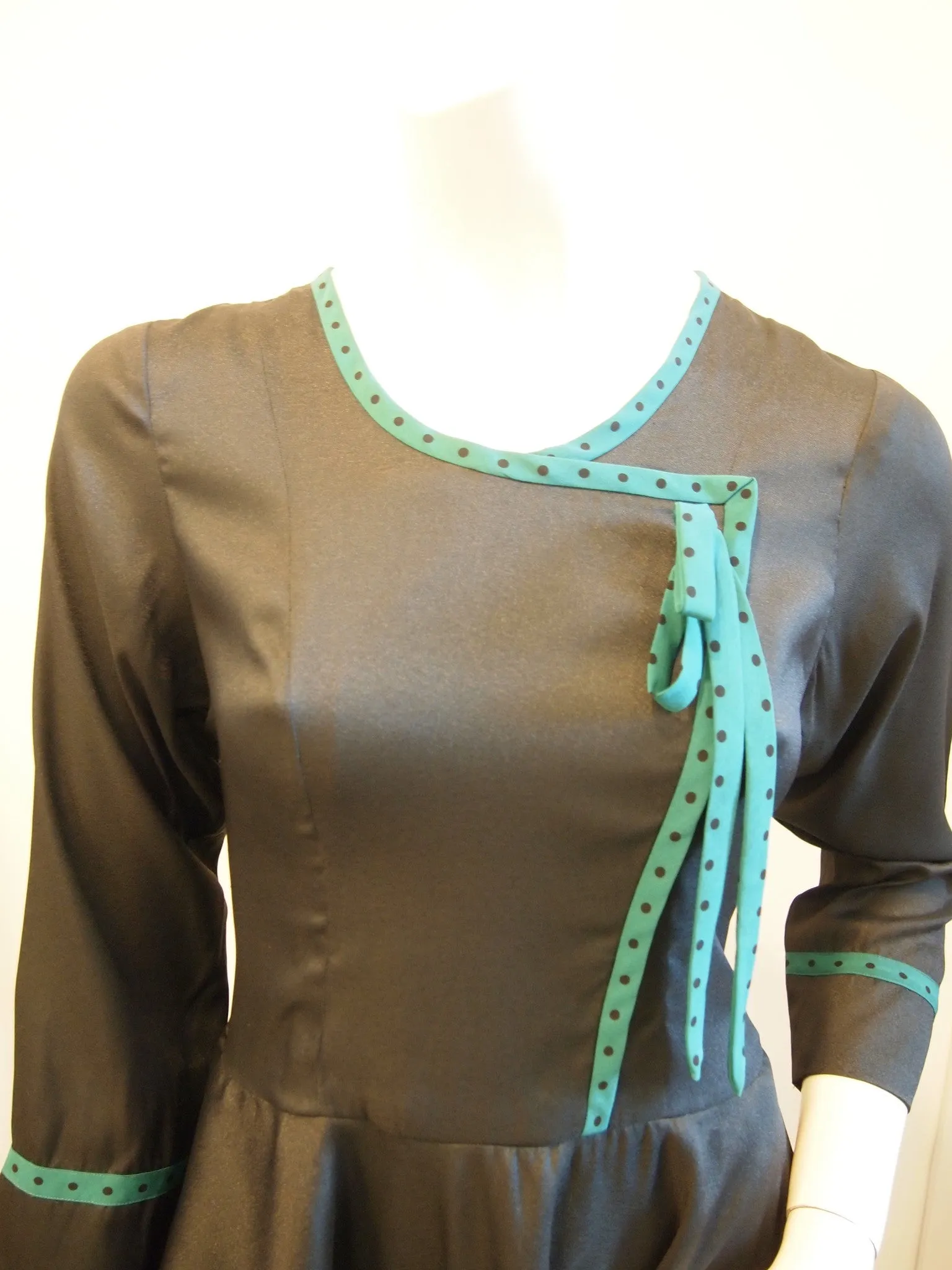 Avante Garde Jagged Hem Vintage Dress