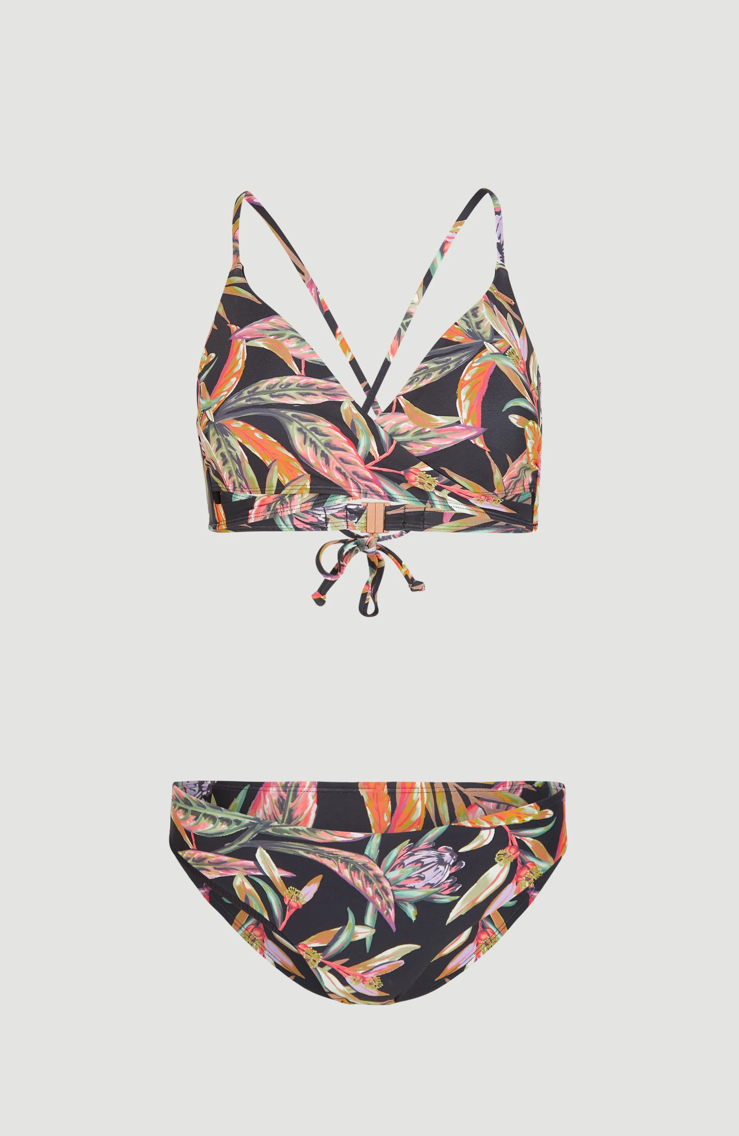 Baay - Maoi Bikini Set | Black Tropical Flower