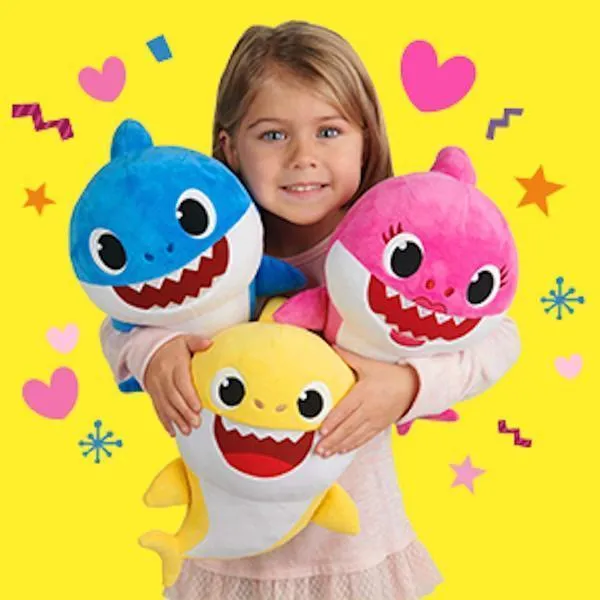 Baby Shark With Cartoon Music Plush Toy