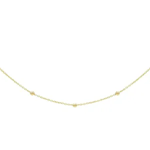 Ball Chain Choker/Necklace 14K