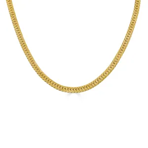 Bold Herringbone Chain Necklace