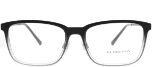 Burberry BE 1315 1007 Rectangle Plastic Black Eyeglasses with Demo Lens