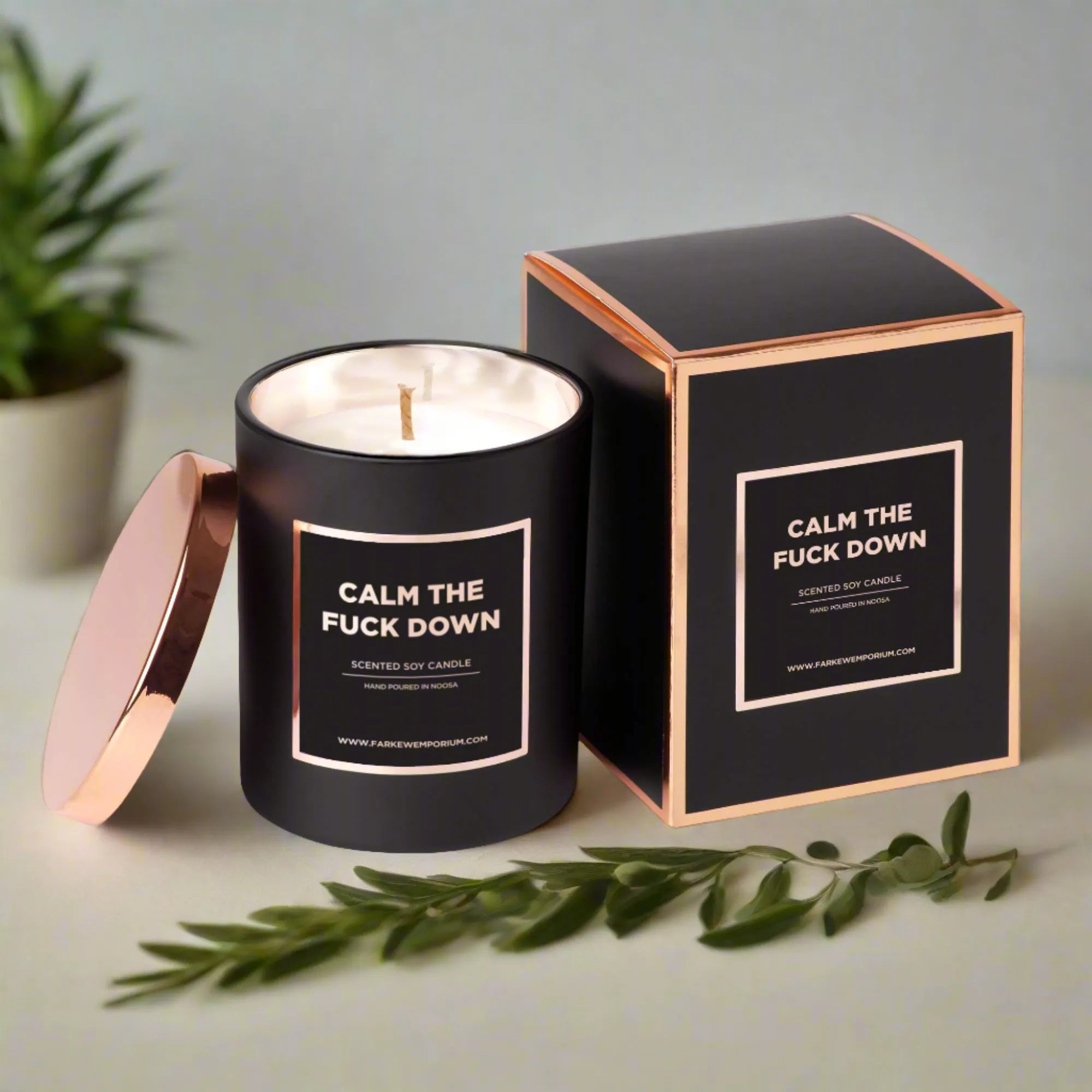Calm The Fuck Down Candle