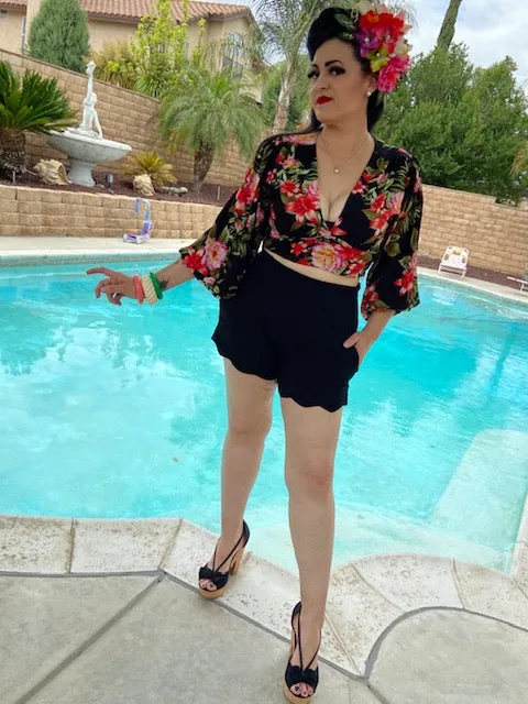 Camila Blouse - Tropical Floral
