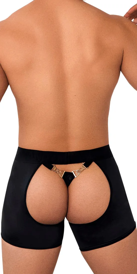 Candyman 99637 Chaps Thongs Black