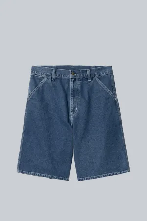 CARHARTT WIP DENIM SIMPLE SHORT BLUE STONE WASH