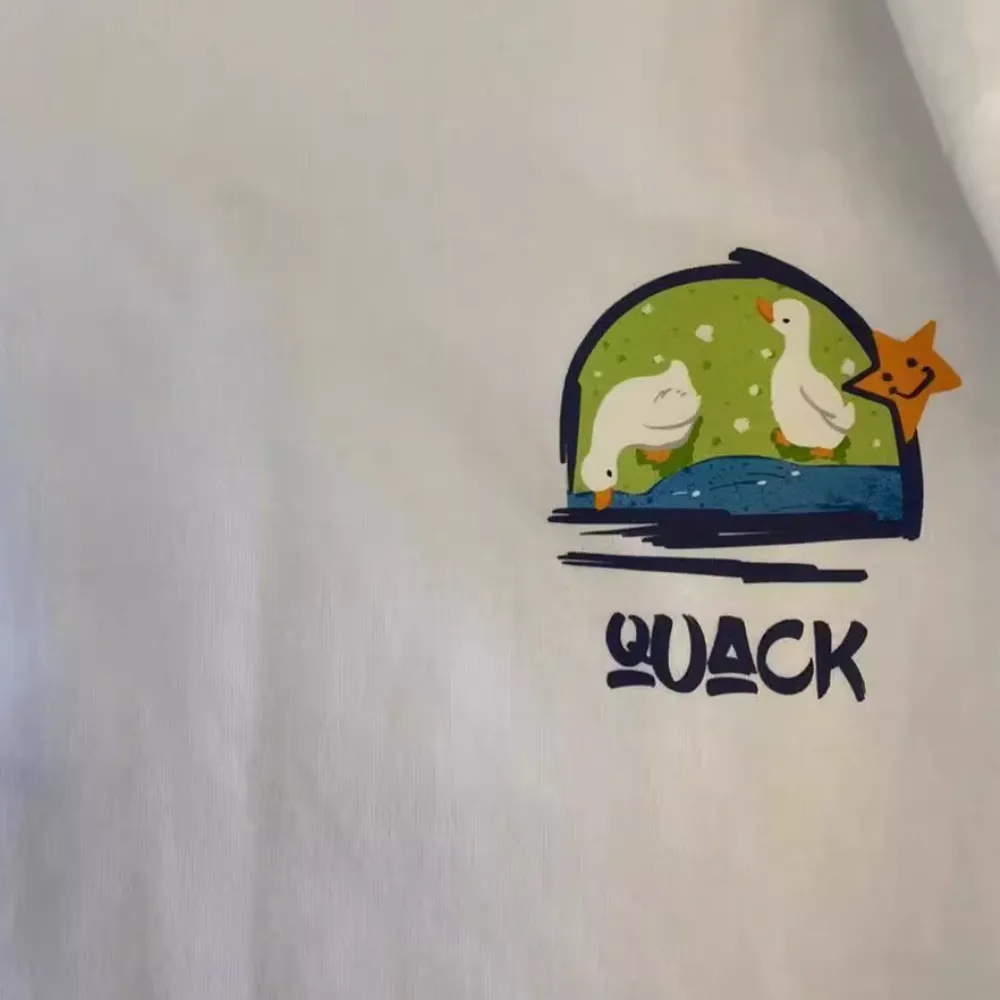 Cartoon Duck Print T-shirt