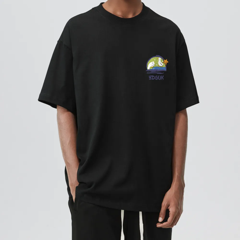 Cartoon Duck Print T-shirt