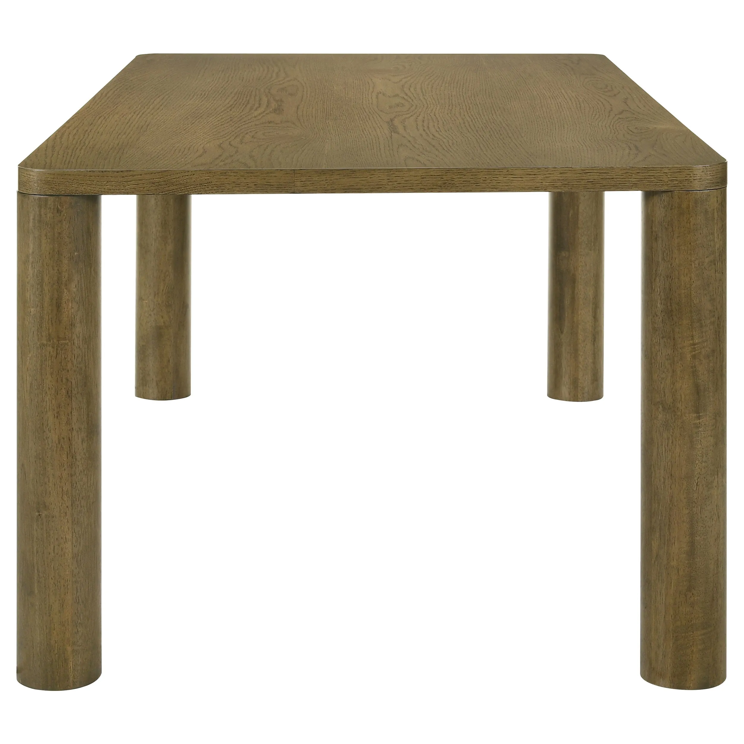 Castlewood 71-inch Rectangular Wood Dining Table Brown Oak