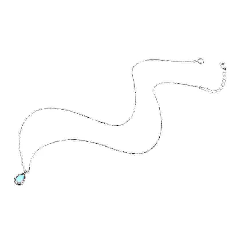 Children's, Teens' and Mothers' Necklaces:  Sterling Silver, Moonstone Necklace