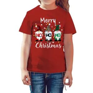 Christmas Elfs Meme Merry Ho Ho Ho Funny Cute Xmas Family Kid's T-Shirt