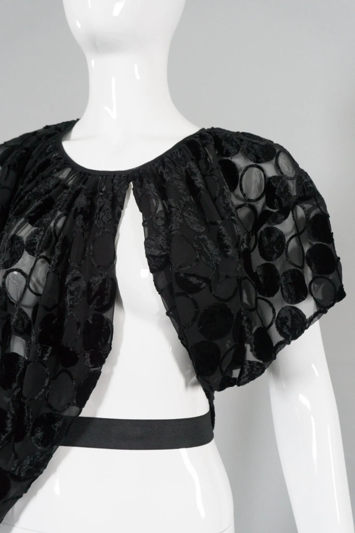 Comme des Garçons Circle Burnout Overlay Dress