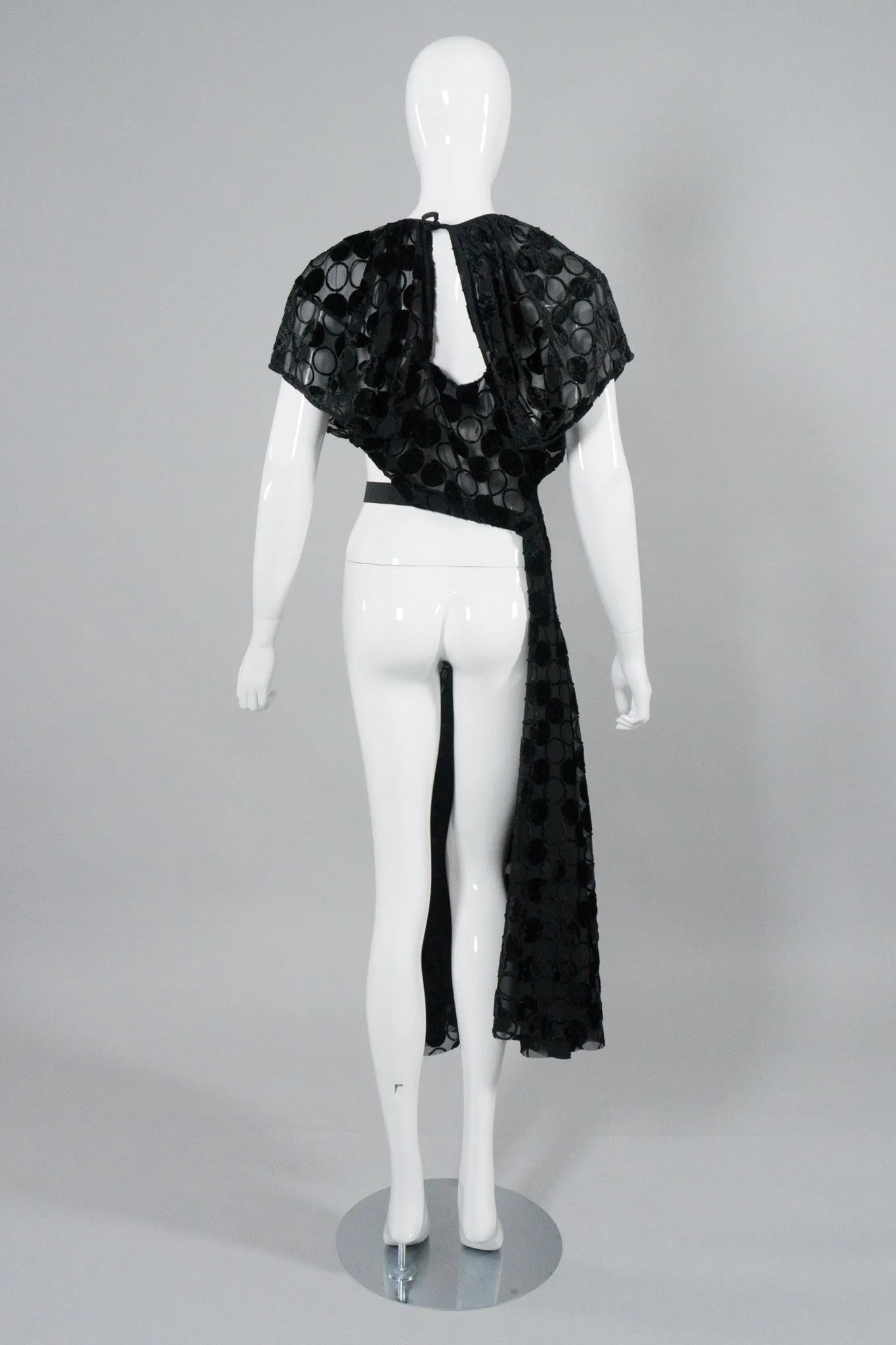 Comme des Garçons Circle Burnout Overlay Dress