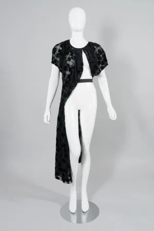 Comme des Garçons Circle Burnout Overlay Dress