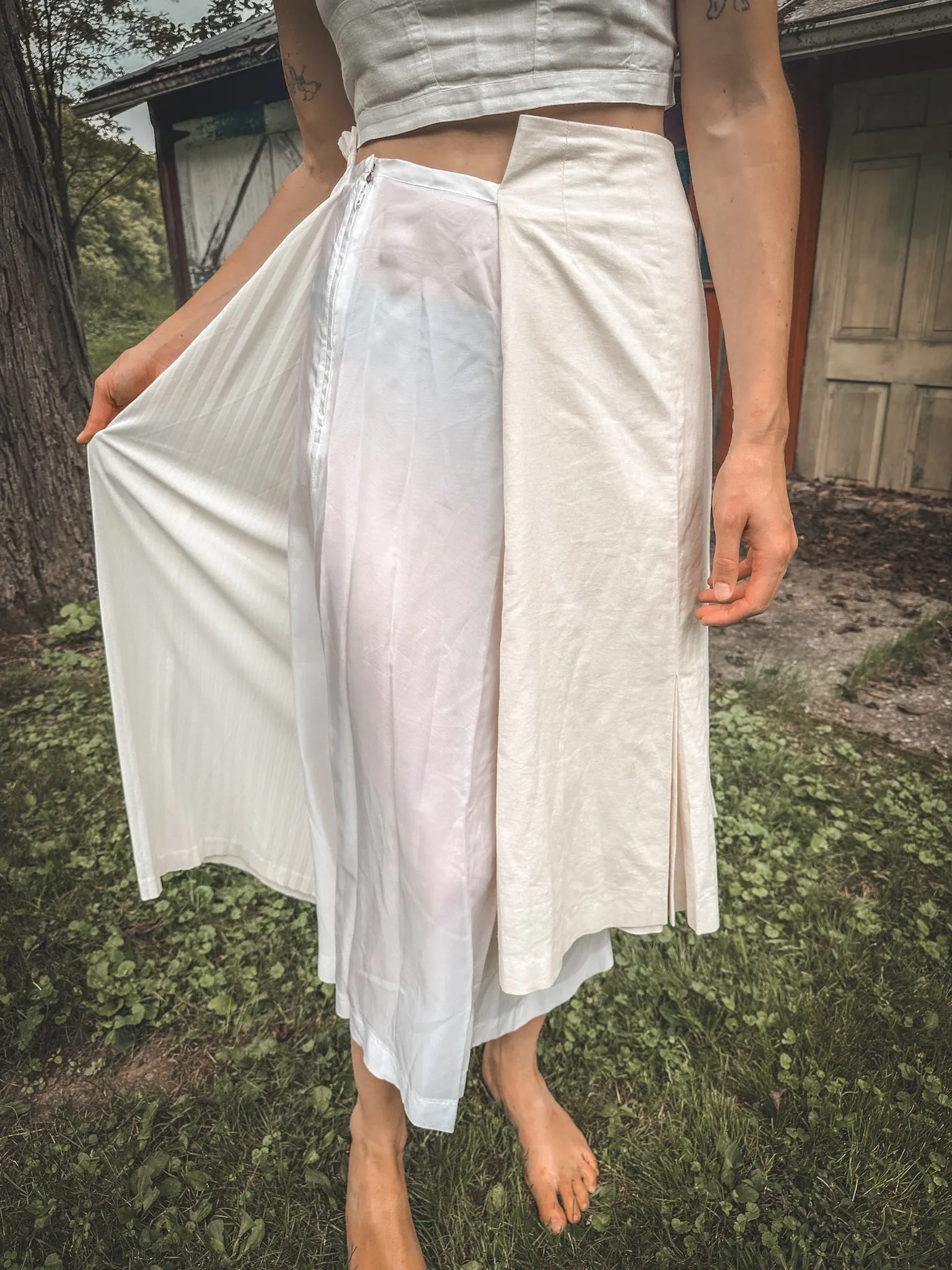 Comme Des Garçons Layered Skirt