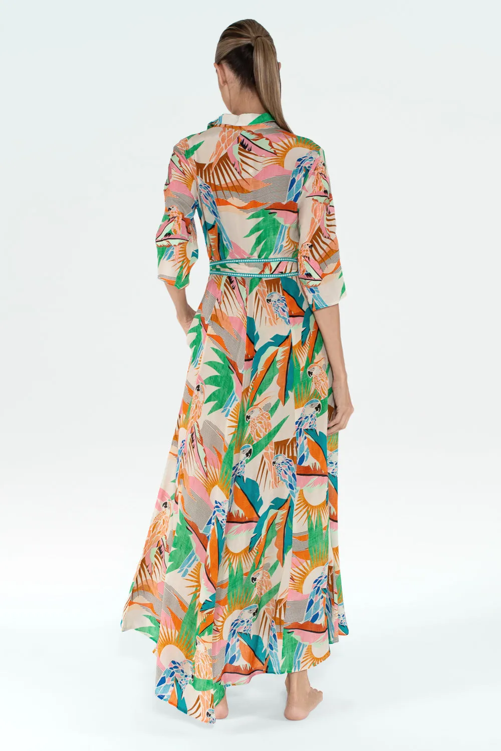 CONTESSA DRESS - TRES MARIAS ORANGE
