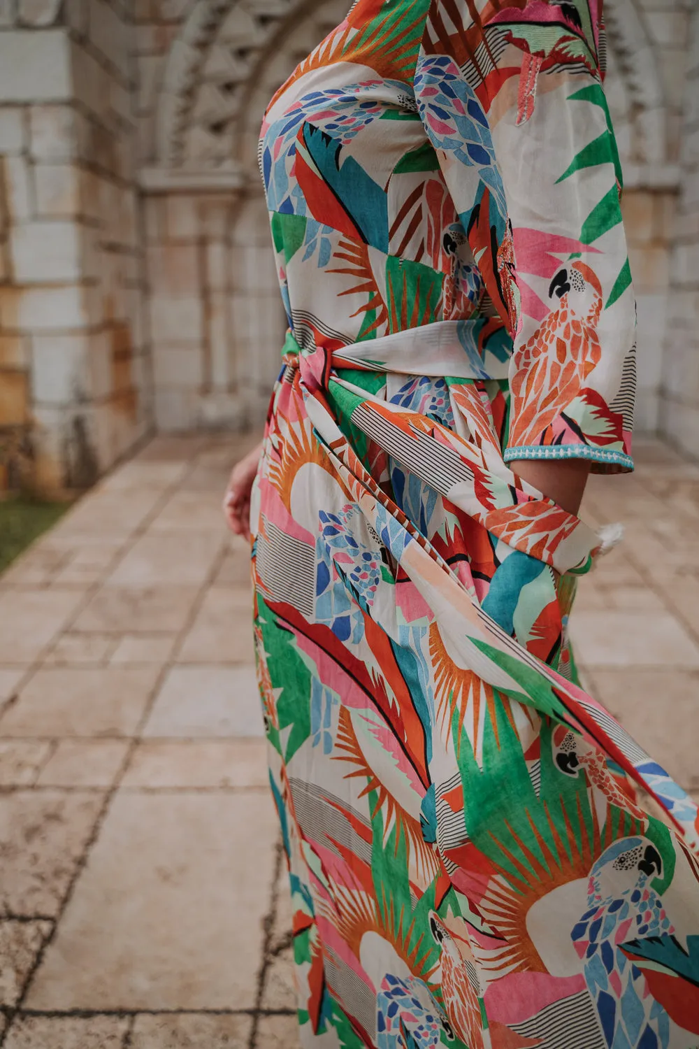 CONTESSA DRESS - TRES MARIAS ORANGE