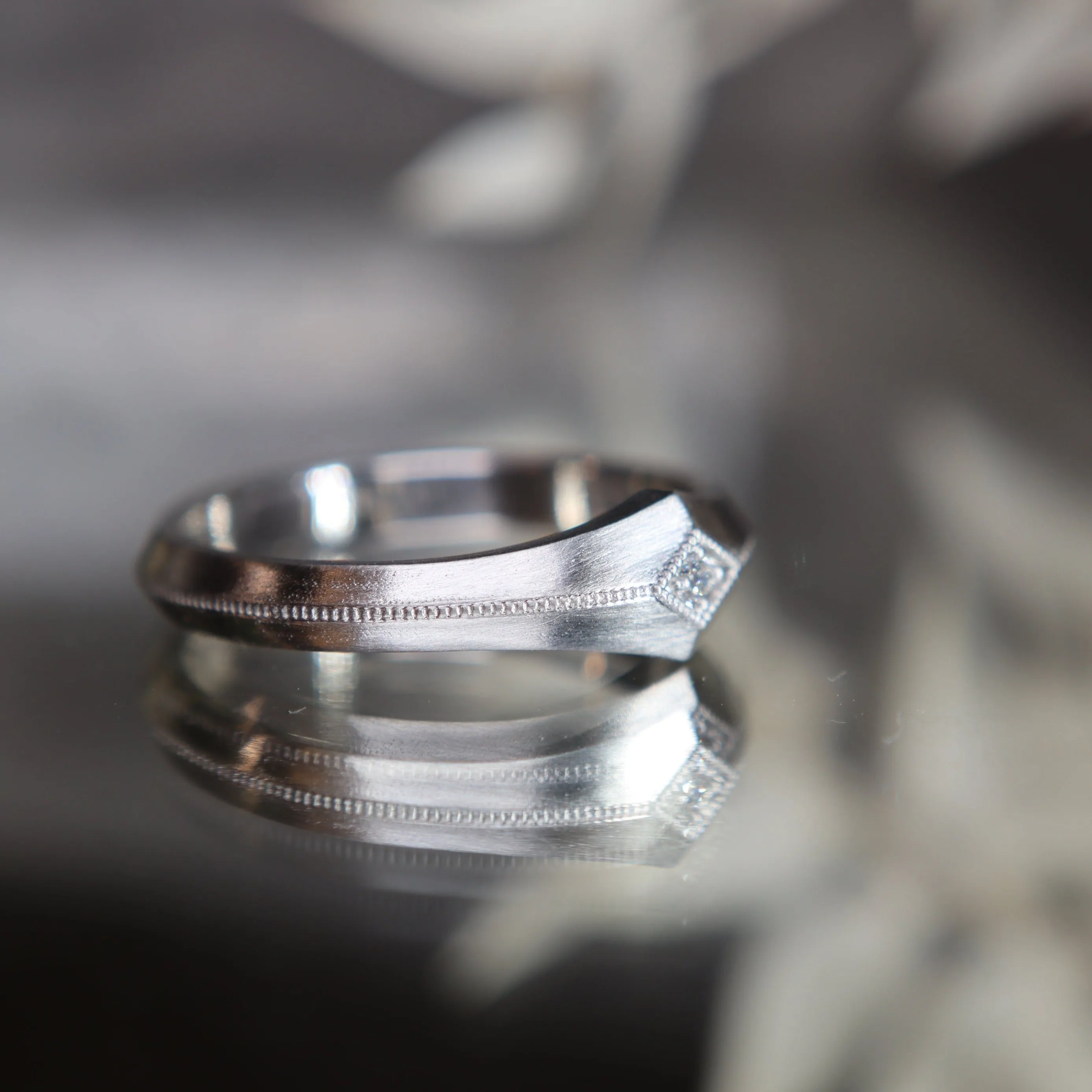 Custom Men's Diamond Wedding Band