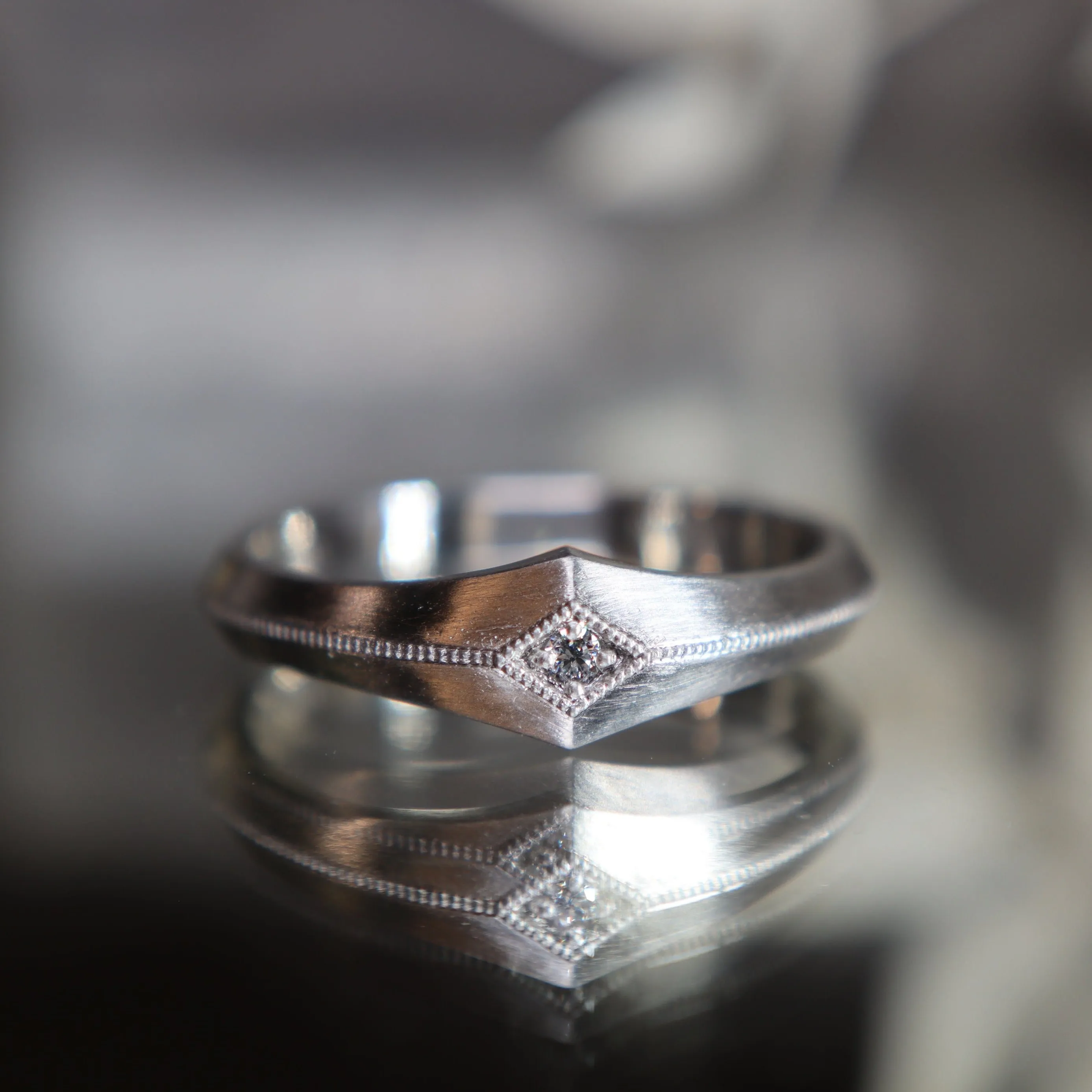 Custom Men's Diamond Wedding Band