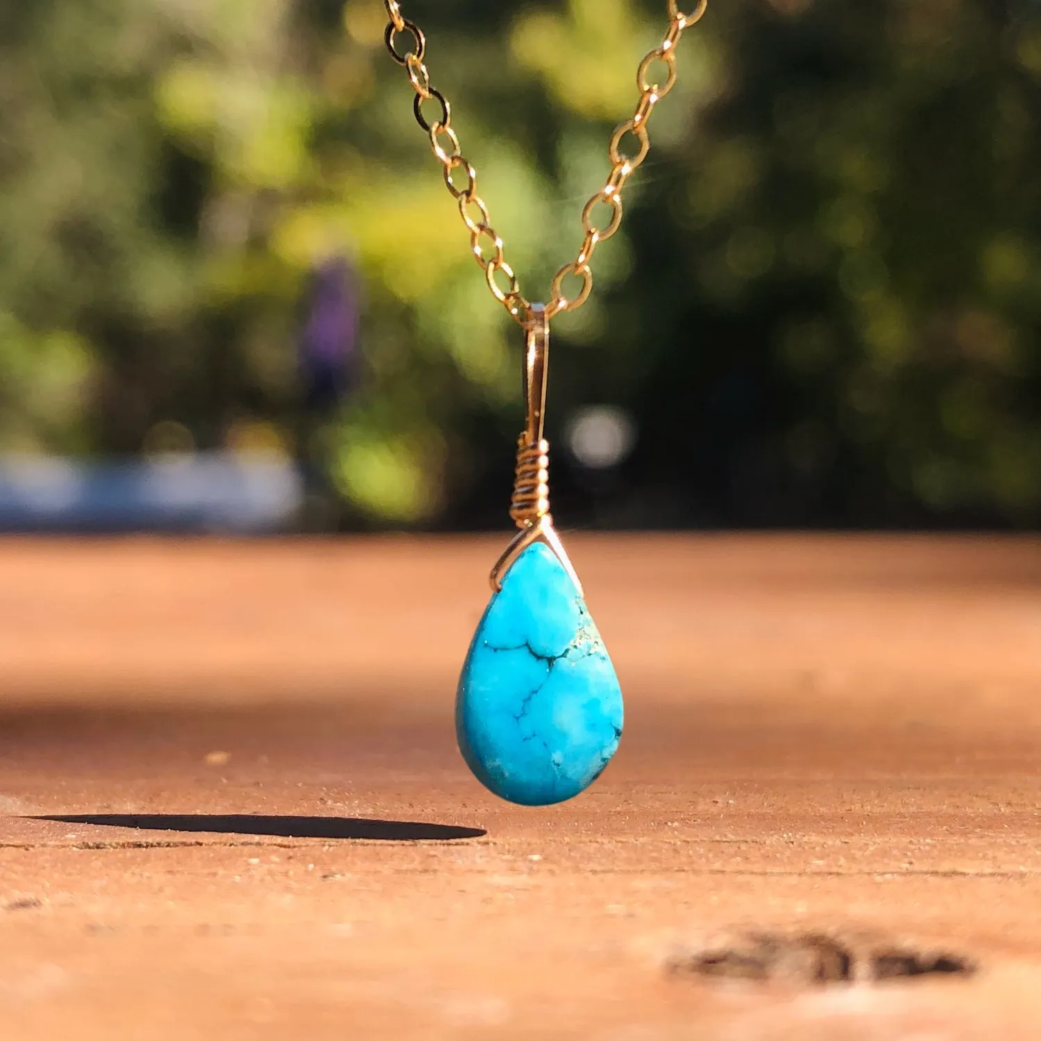December Birthstone Necklace Bottle