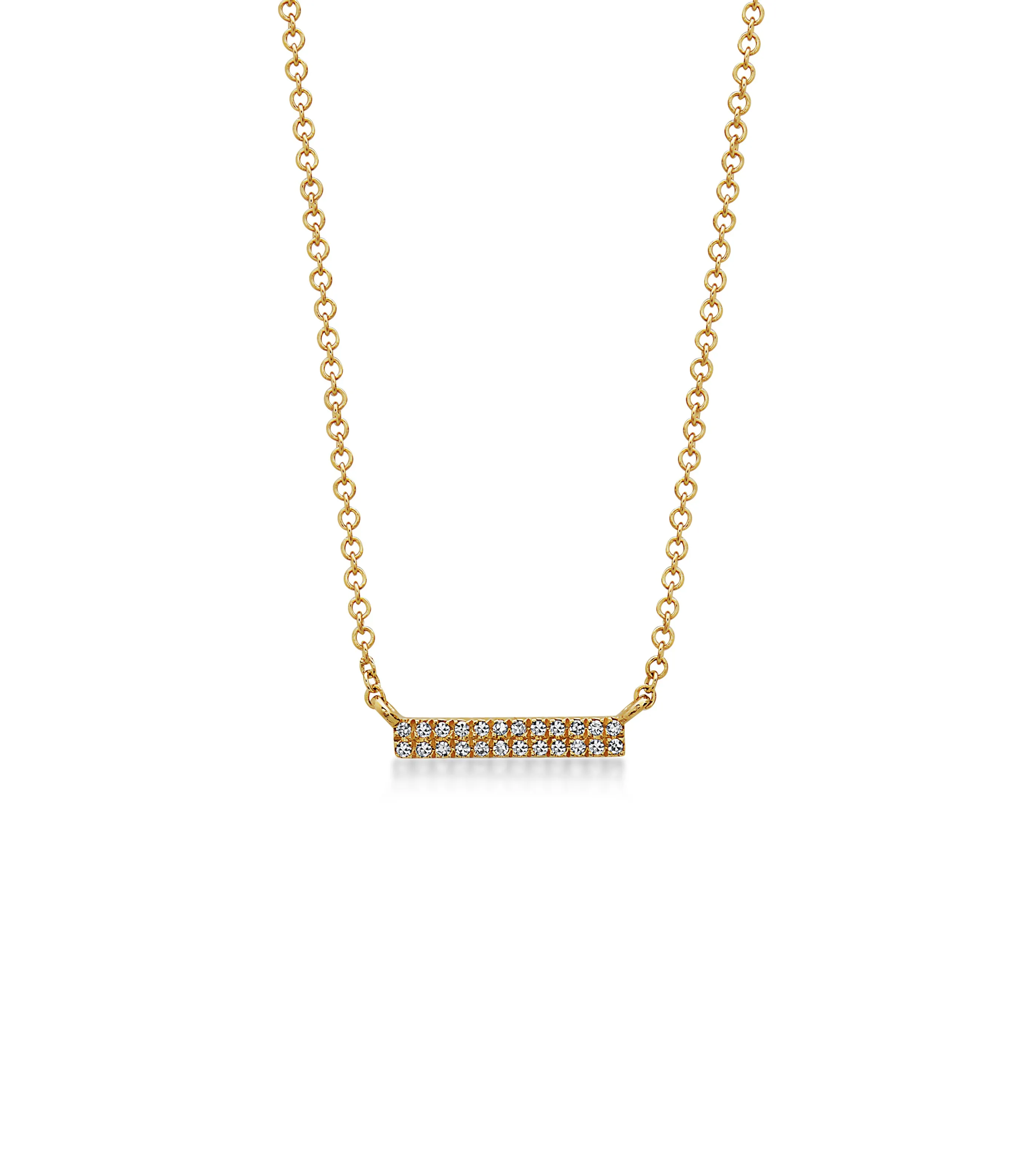 Diamond Bar Necklace