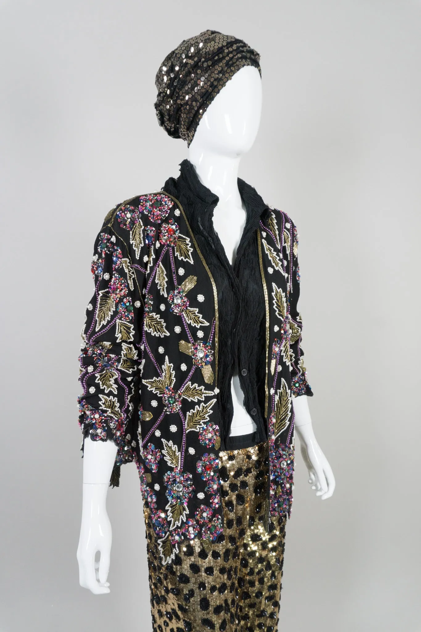 Diamond Pleated Blouse