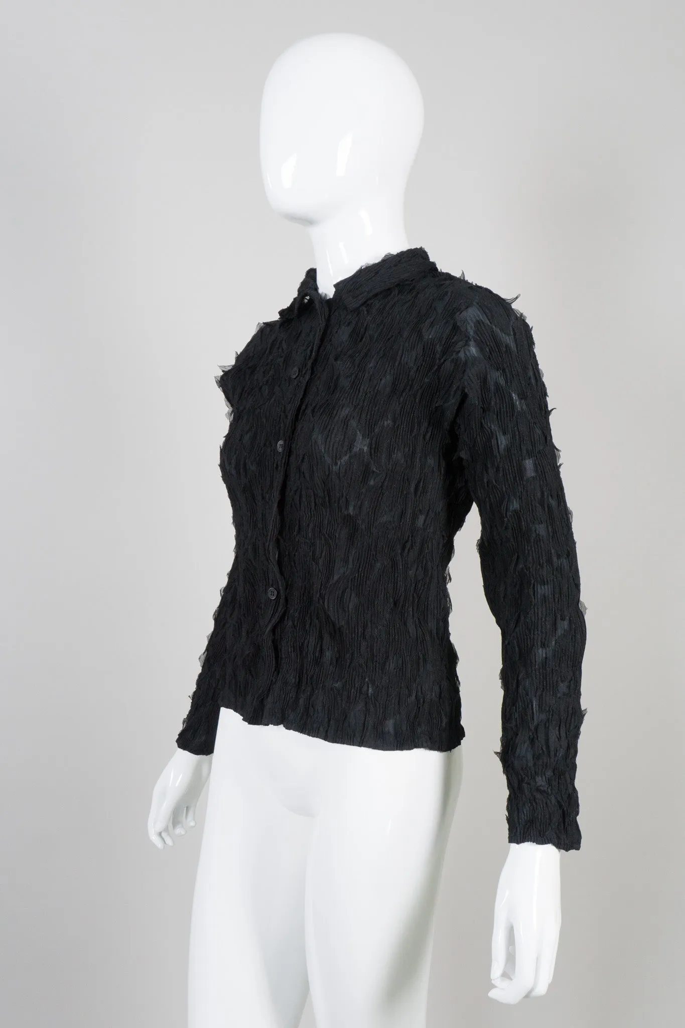 Diamond Pleated Blouse