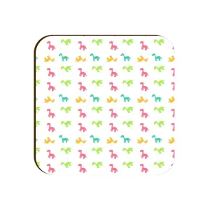 Dino Be Mine-O Square Coaster