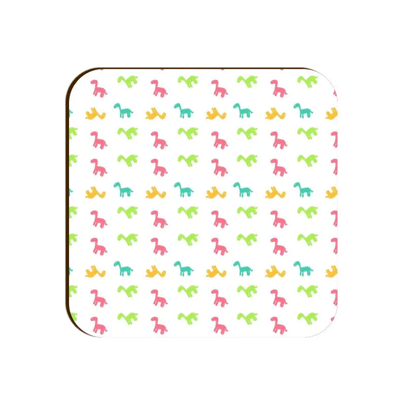 Dino Be Mine-O Square Coaster