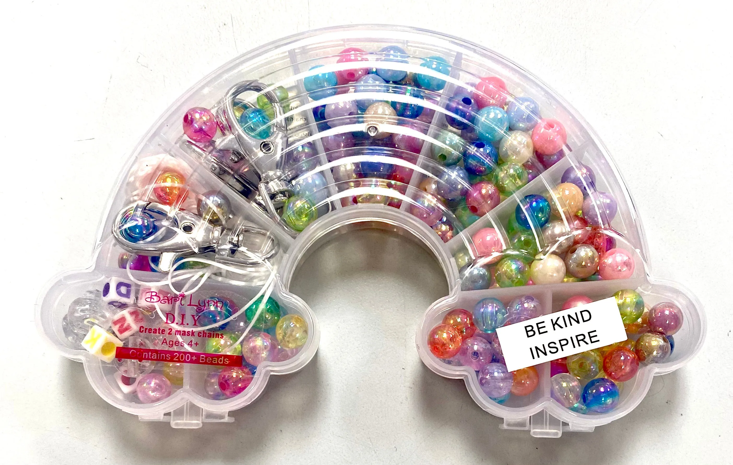 DIY Mask Chain Kit - Rainbow: Be Kind / Inspire