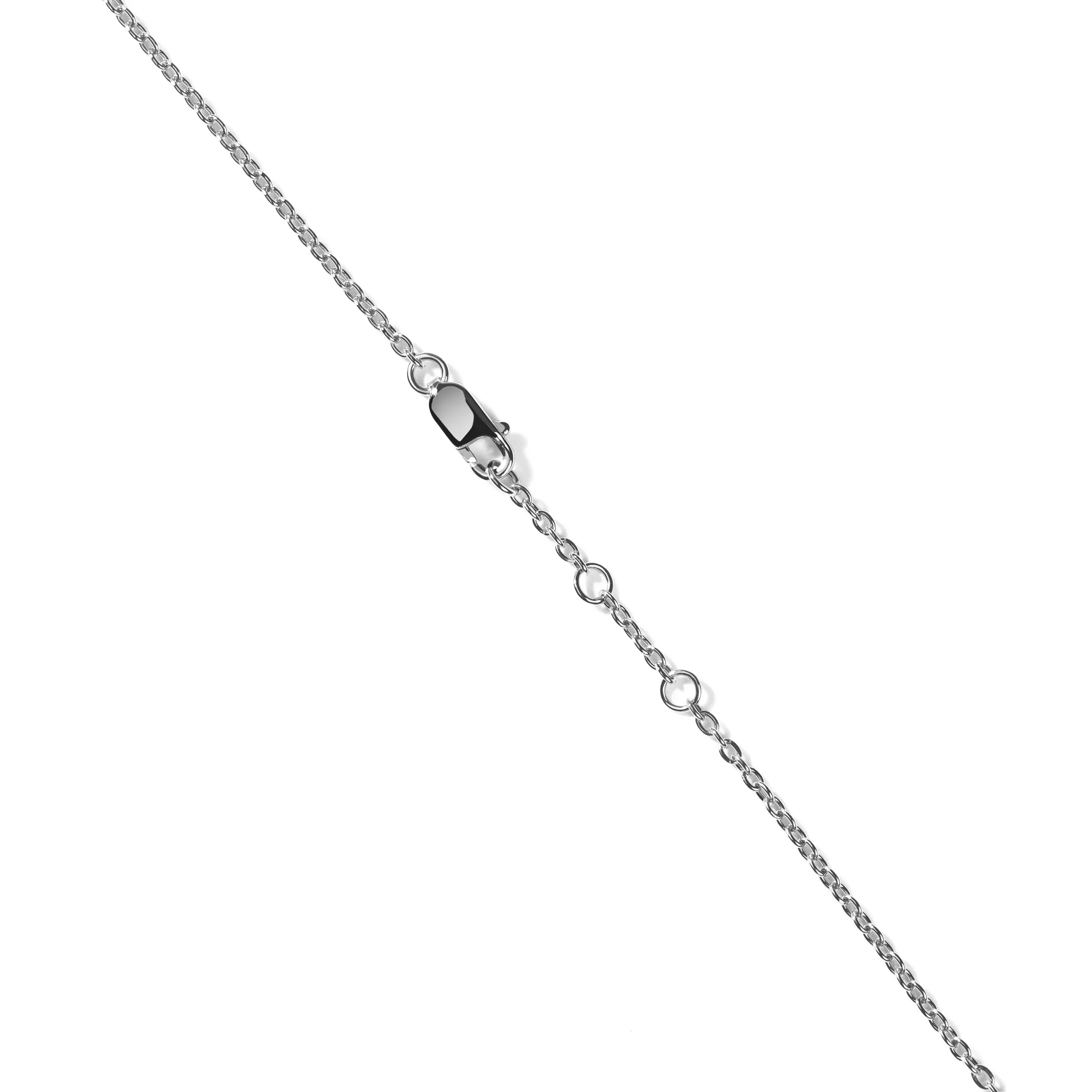 DNA Mini Pave Diamond Necklace