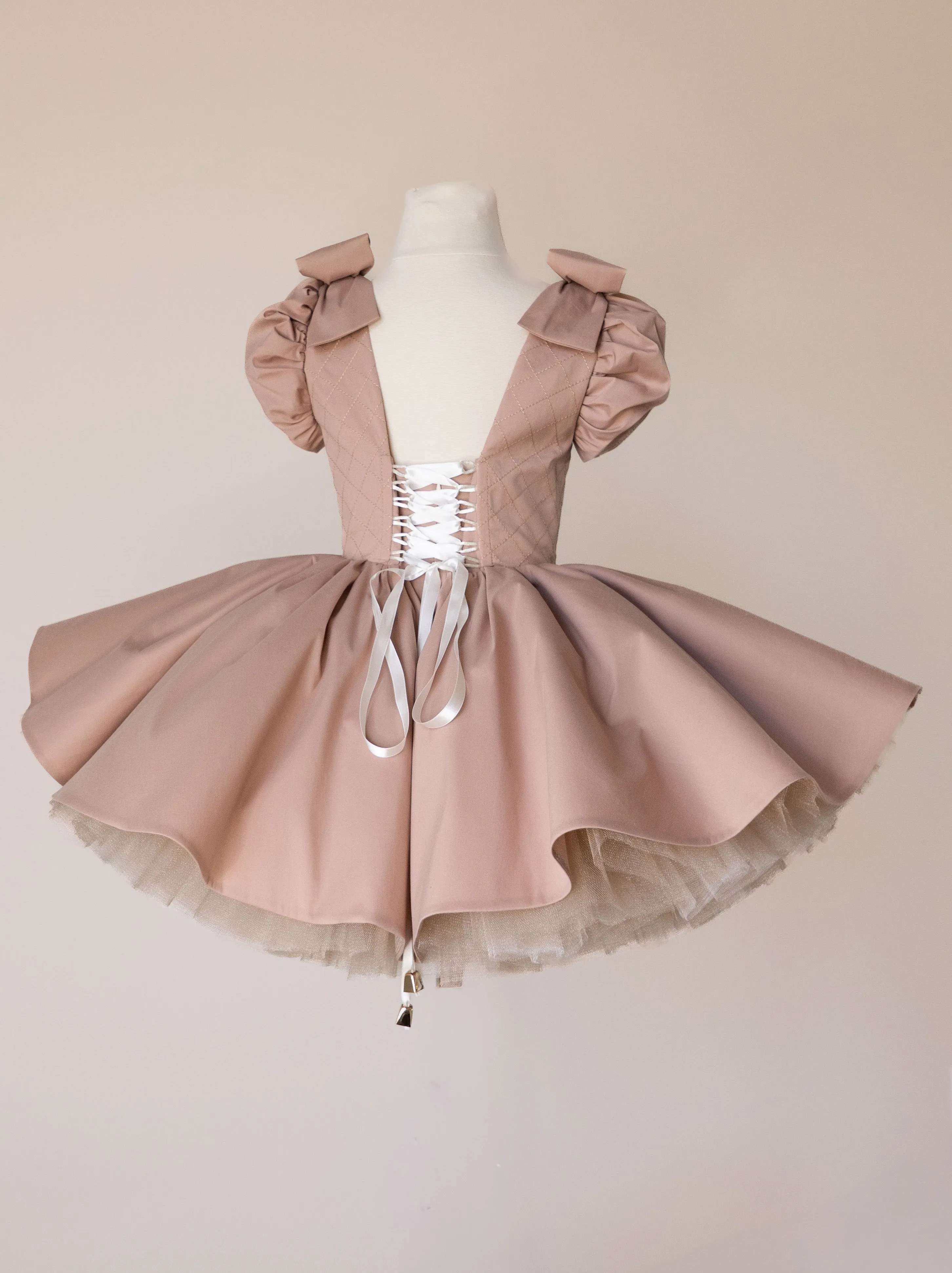Doll dress in Garden Rose