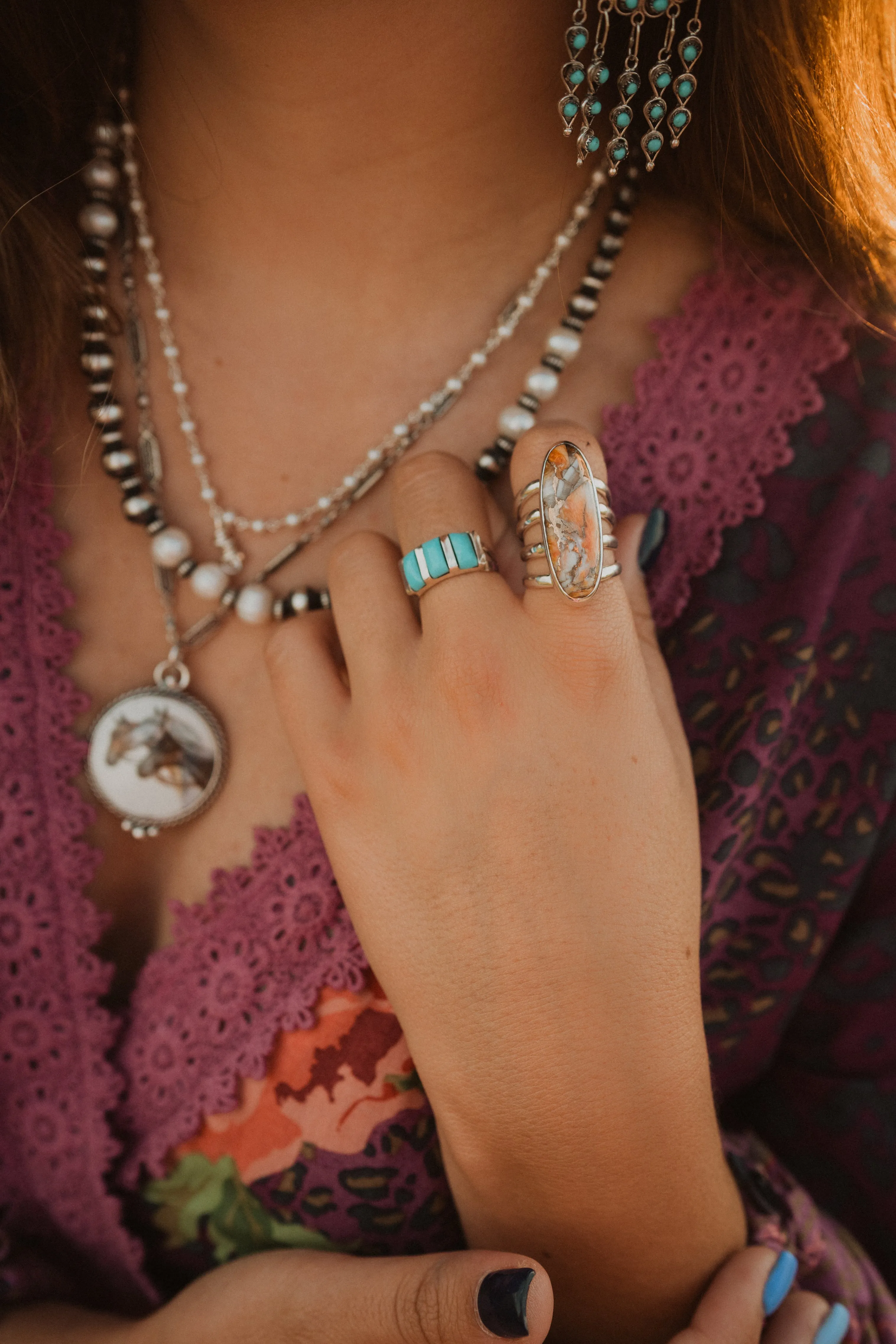 Donny Ring | Tri Stone Turquoise