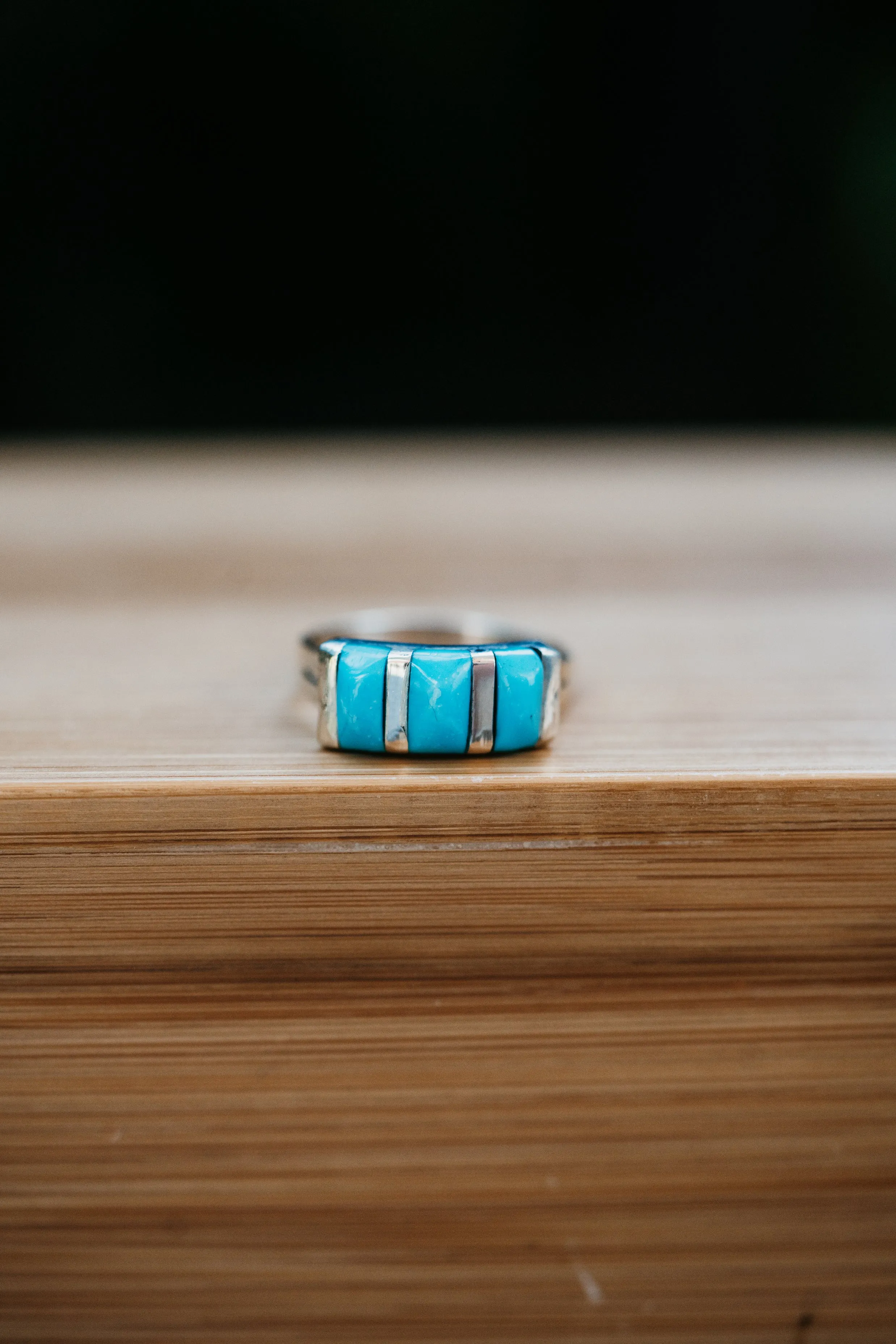 Donny Ring | Tri Stone Turquoise