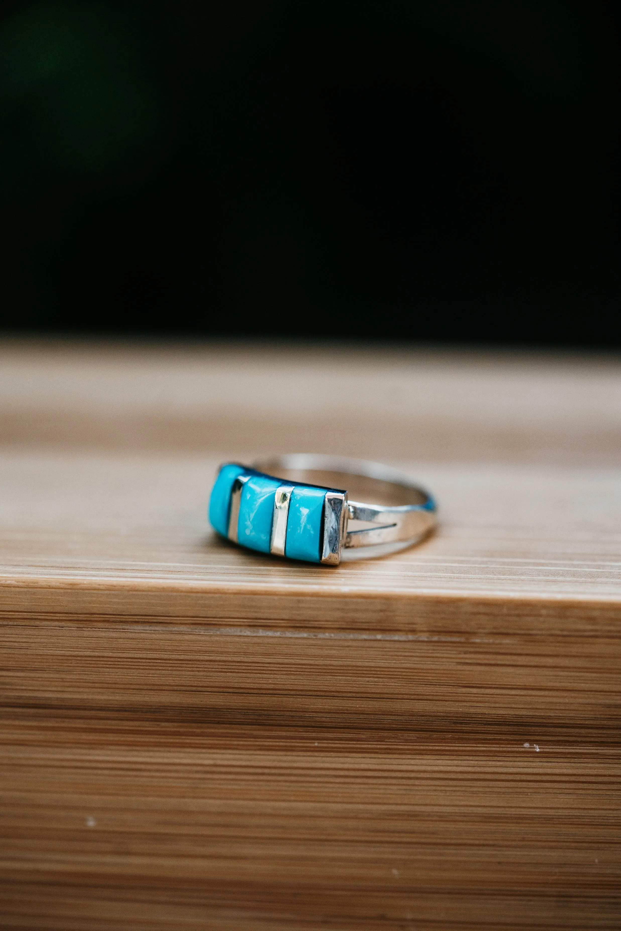 Donny Ring | Tri Stone Turquoise