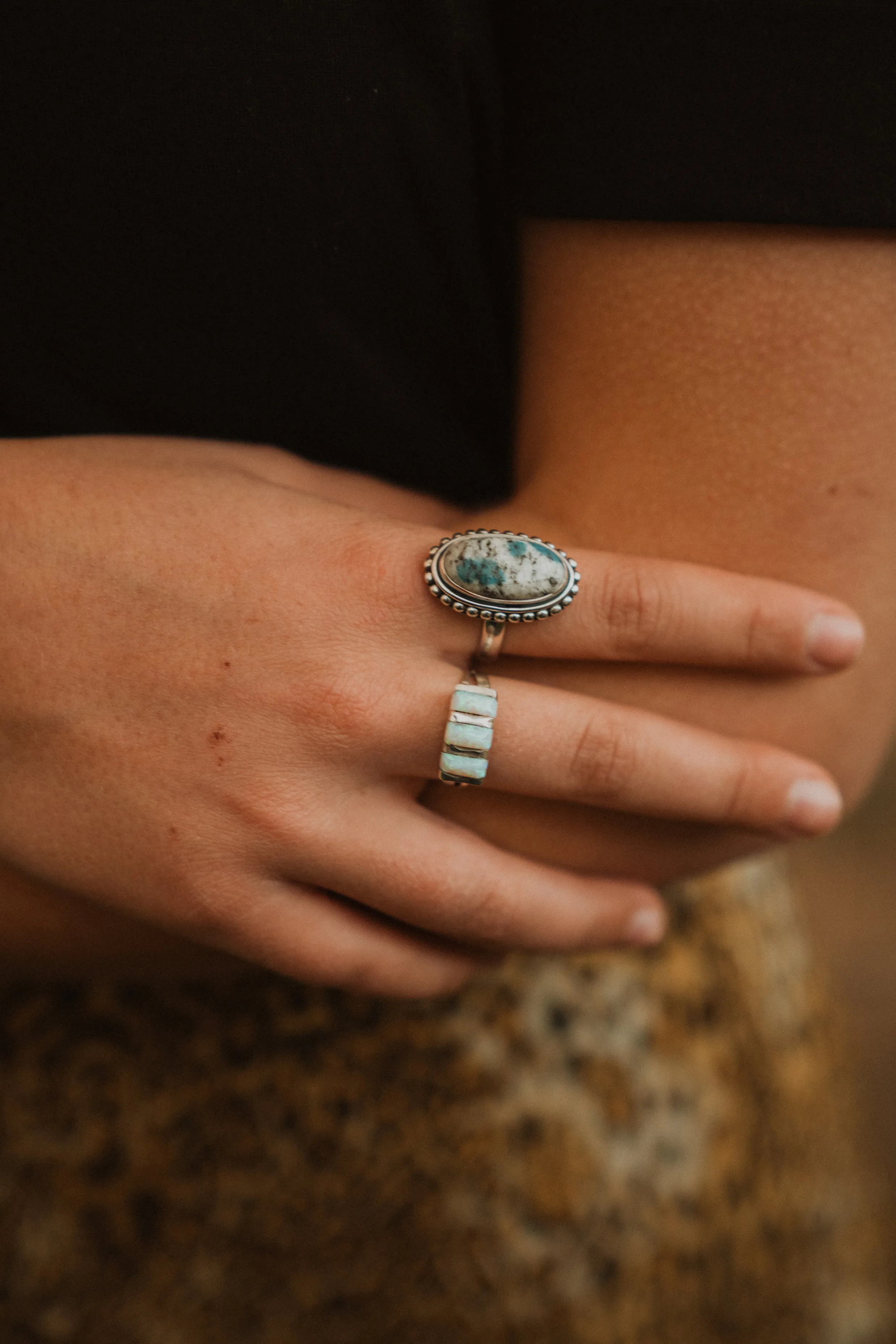 Donny Ring | White Opal