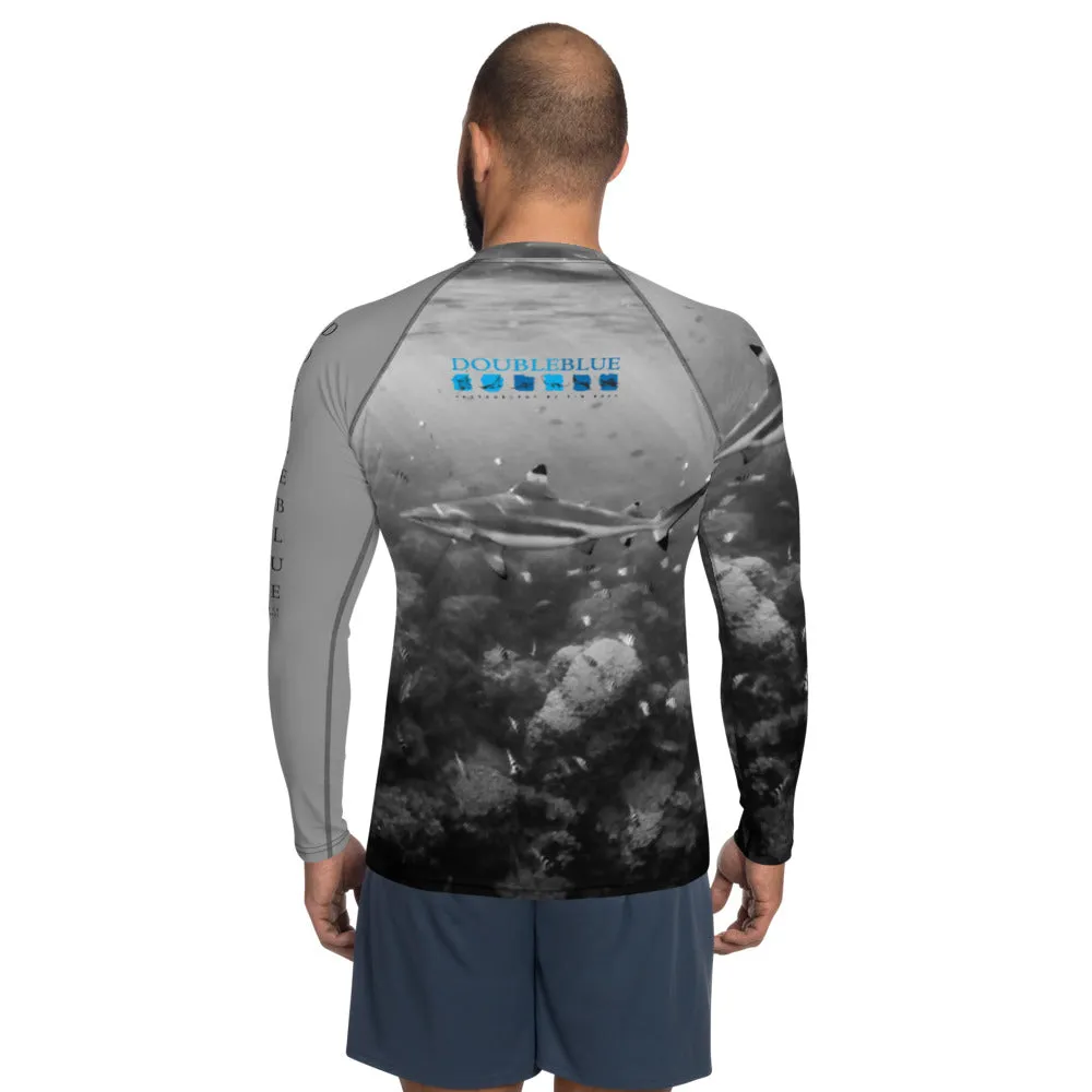 Doubleblue Logo Blacktip Men's Rash Guard
